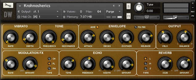 Alien Waterscape GUI